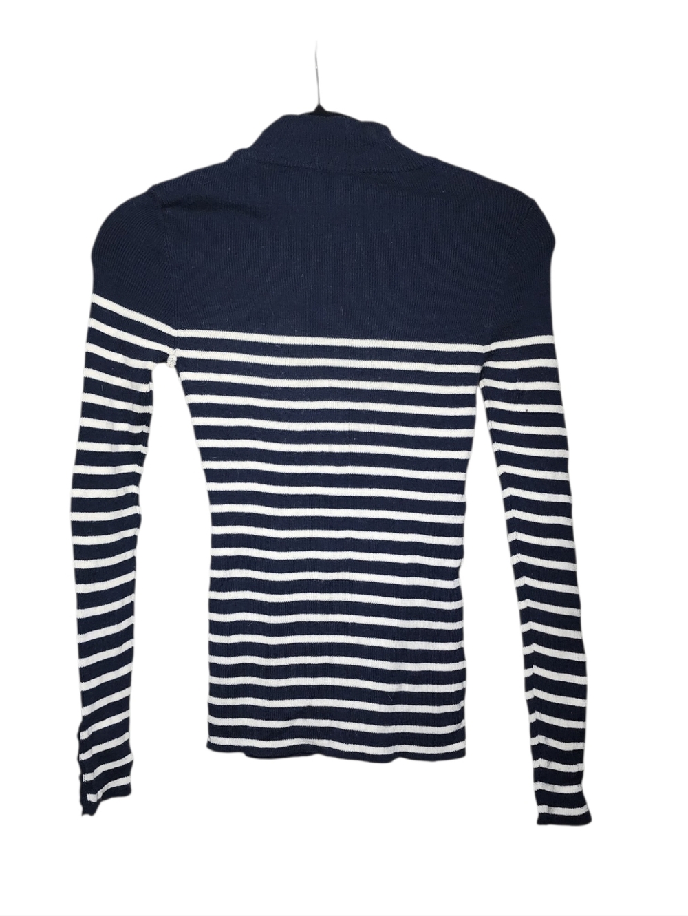 Sezane Navy And White Simon Jumper Sweater Size S - Picture 8 of 8